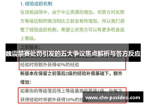 魏震禁赛处罚引发的五大争议焦点解析与各方反应
